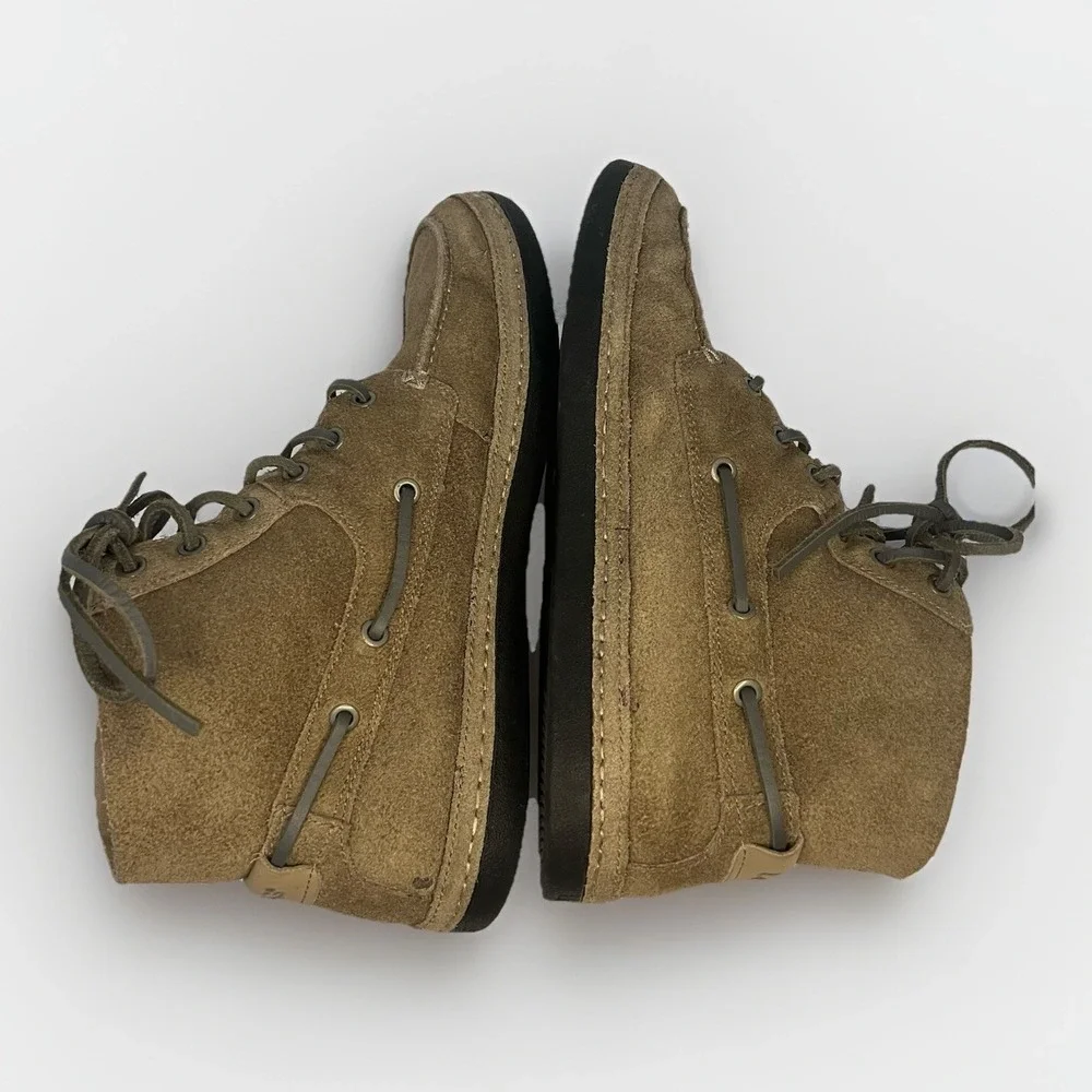 UGG Bayne Boots Mens 10 Tan Suede Leather Chukka Lace-Up Casual Vibram Sole Shoe